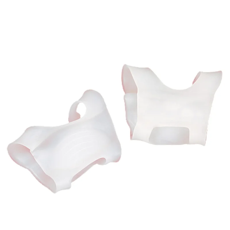

2pieces=1pair O-type Foot Corrector Insoles Pads No Slip Shoes Protector Silicone Orthopedic Pedicure Insoles Foot Care Tool