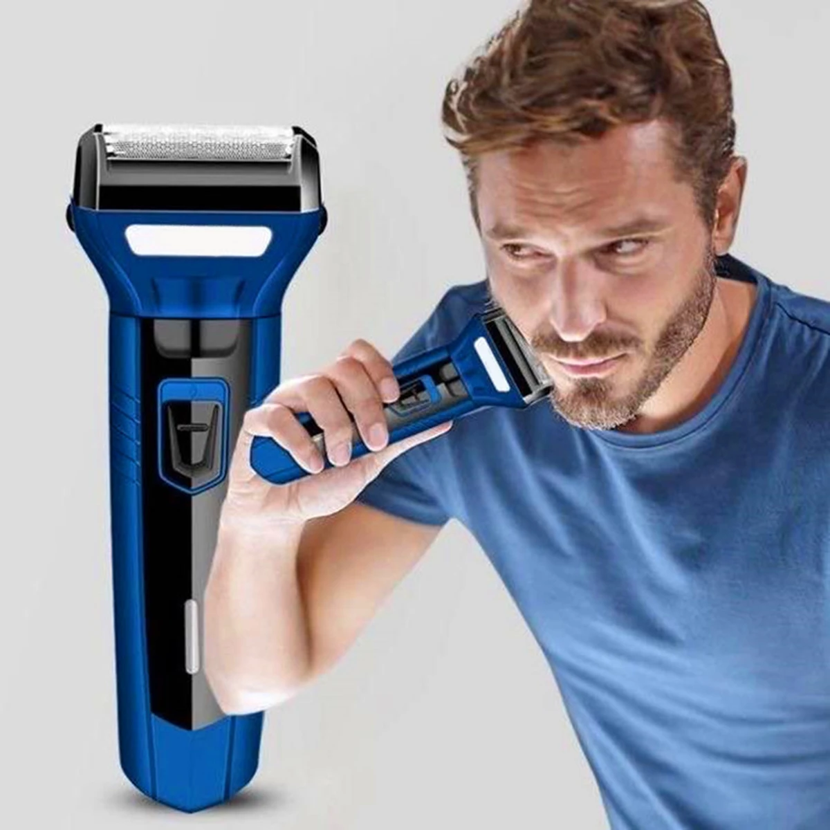 Машинка для стрижки волос 3 в 1 Аккумуляторный триммер бакенбард бороды носа