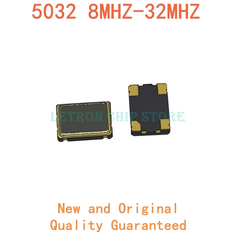 10 шт. пассивный кварцевый кристаллический осциллятор 5032 SMD 8 МГц 32 11 0592 12 16 20 22 1184
