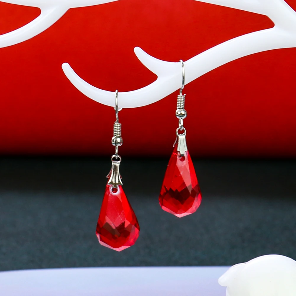 Роскошные серьги-подвески из искусственного стекла цвета AB Висячие кварцевые