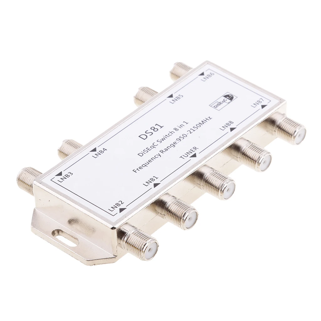 Совершенно новый 8x1 DiSEqC переключатель 8 в 1 Satellite LNB MultiSwitch|diseqc switch 8|multiswitch diseqcmultiswitch