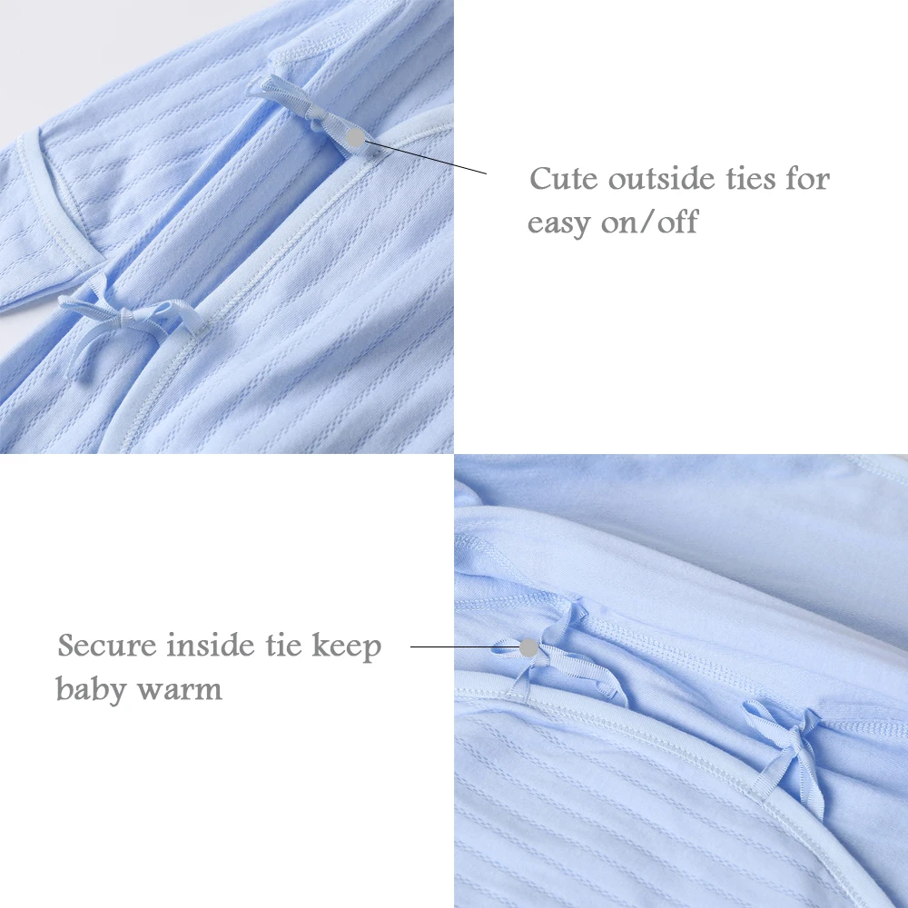 Детский хлопковый комбинезон с длинным рукавом на возраст 0-3 месяца |