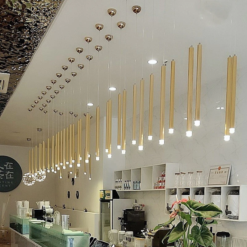 

DIA 3 см подвесной светильник из матового алюминия, цилиндрическая форма, индивидуальный проект, внутреннее украшение, светодиодная Подвесна...