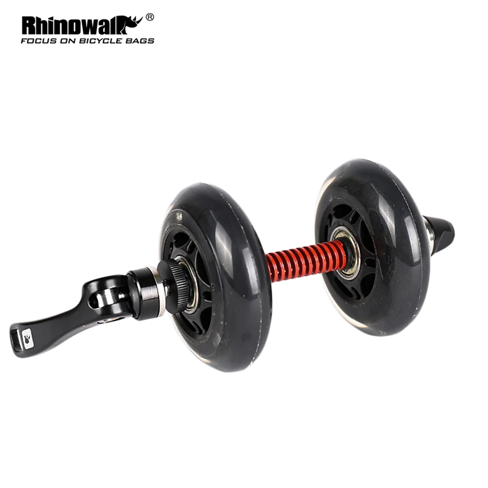 

Rhinowalk Folding Bicycle Scroll Wheel Booster Wheel Roller Assistor Booster Training Auxiliary Easy To Drive Promote (Black)