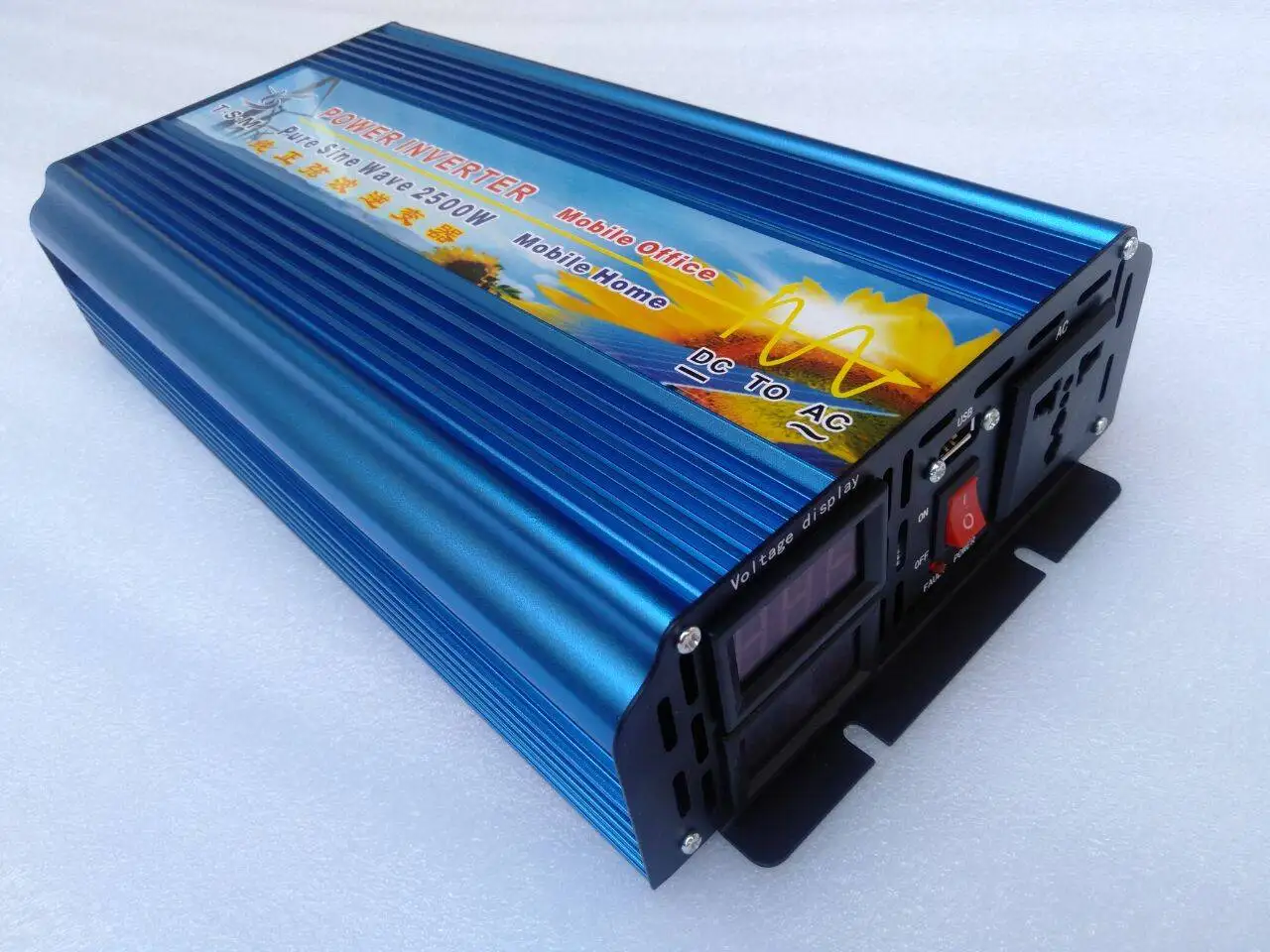 Пиковая мощность 5000 Вт 2500 Чистый синусоидальный сигнал DC 24 В в AC 110 120 60 Гц инвертор