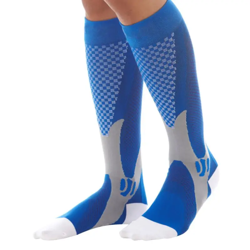 

Men Women Sport Soccer SocksLeg Support Stretch Compression Socks Below Knee Socks 9282fz