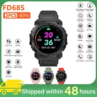 fd68s smart watch sports smartwatch heart rate blood pressure monitor intelligent clock hour dial push weather for iosandroid
