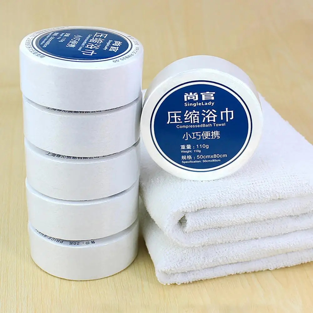 

Travel Towel Convenient Easy to Carry Non-irritant Mini Disposable Compressed Towel for Hotel Home Bathing