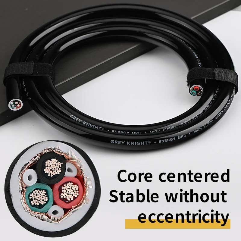 Посеребренный аудио DIY Powe кабель High Curren OCC 5N 3 x 11AWG Core PTF для фильтра усилителя