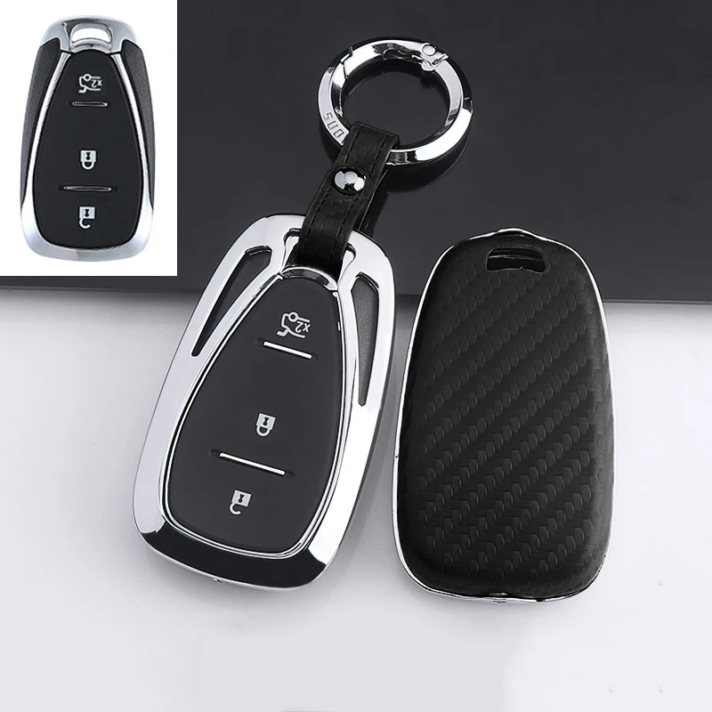 Цинковый сплав автомобильный чехол для ключей Chevrolet Cruze Opel MOKKA BUICK ENCORE 3 кнопки