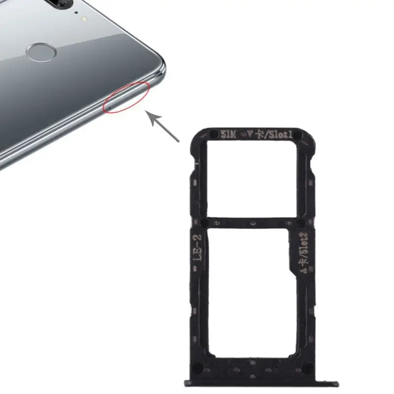 

Лоток для SIM-карты, держатель с двумя слотами, запасная часть для huawei Honor 8/Honor 9 Lite