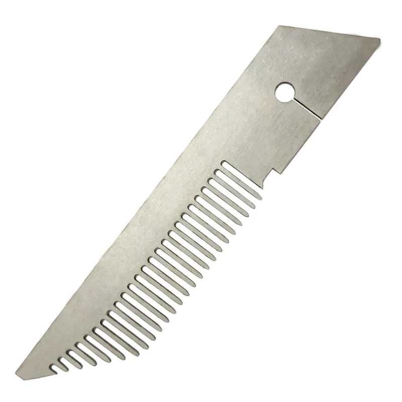 Универсальный нож лезвие для расчесывания титановый переносной расческа волос