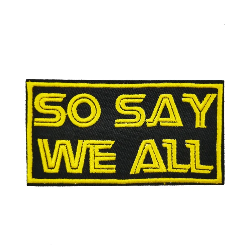 3 ''So Say We All BSG Battlestar галактика вышитые термоклейкие нашивки научный
