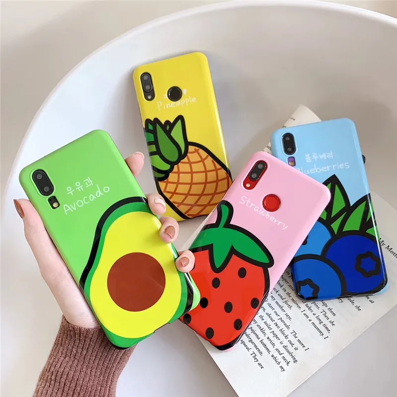 Чехол Meachy с милыми фруктами для huawei P20 P20pro P30 Pro Корпус телефона Fundas mate 20 Honor 10