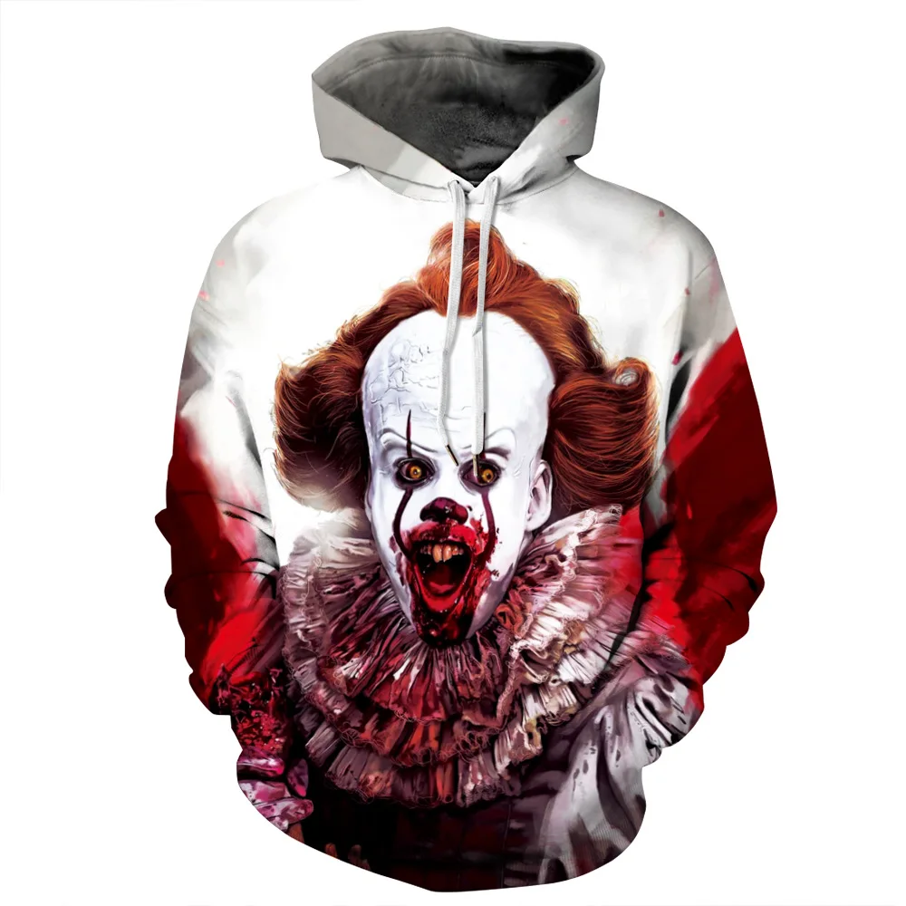 Movie It: два пары свитеров толстовки с капюшоном длинными рукавами Костюмы Клоуна