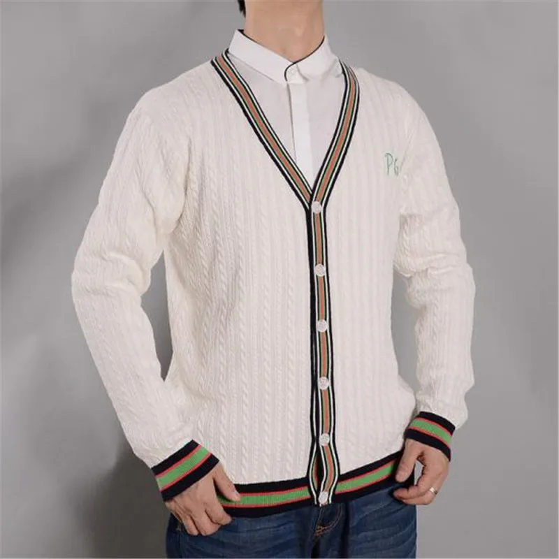 Man PG Golf T-Shirts Pearly Gates Full Sleeve Sweater T Shirt Male Autumn Winter Sport Clothing | Спорт и развлечения