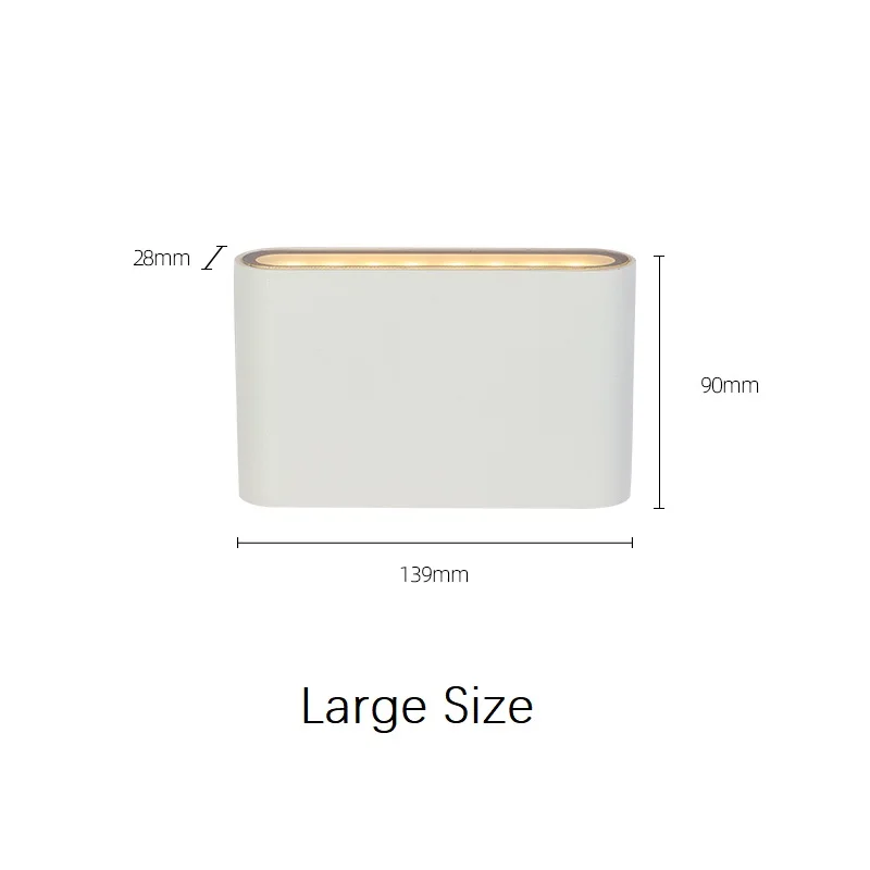 

Aisilan алюминиевый настенный бра 7Вт теплый белый