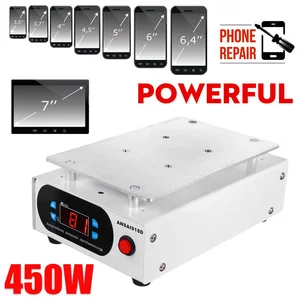 918d screen separator auto heating metal phone repair machine removal glass heating platform plate lcd screen separator 220110v