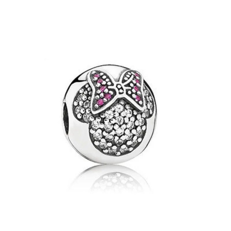 CodeMonkey 2020 New MIKY Ear Beads Fit Original Charms Bracelet 100% Real Sterling Silver Pendant For Women DIY Jewelry CMS1524 | Украшения