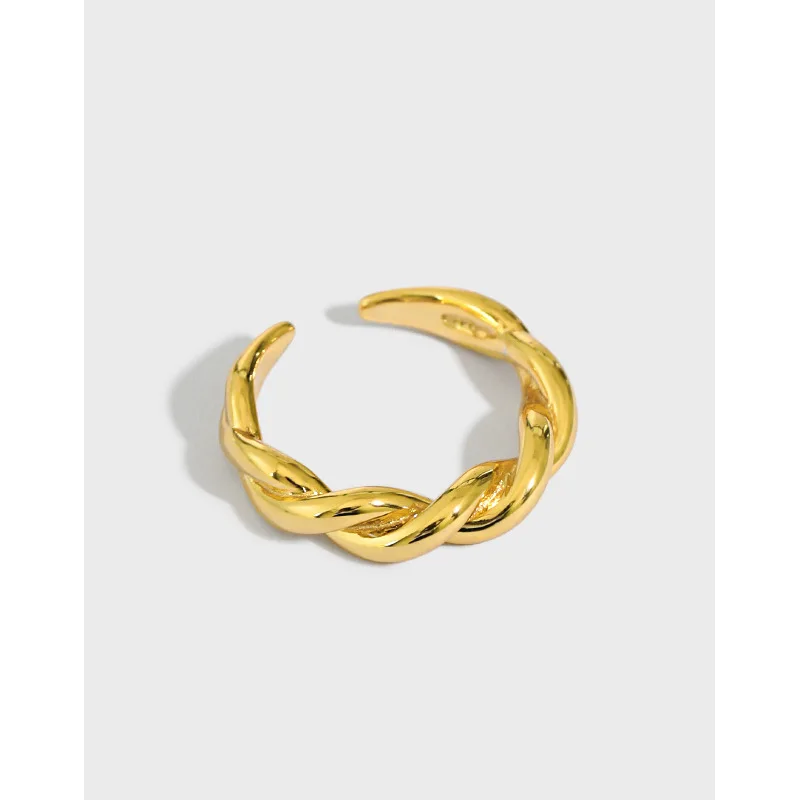 

Simple New Real 925 sterling silver twisted rings for women jewelry, vintage woman ring silver accessories best friends gift