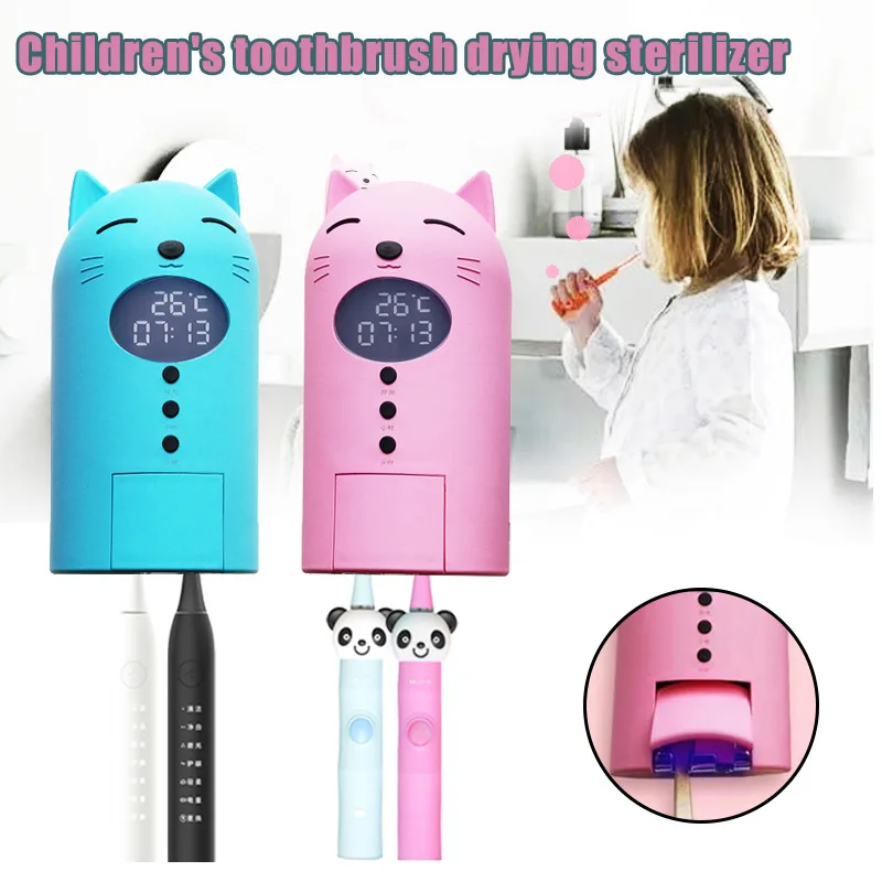 

Hot Children Toothbrush UV Dryer USB Rechargeable Punch-free Smart Drying Device SSwell