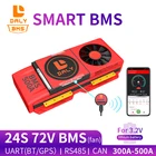 Умная плата bms daly 3,2 V 24s lifepo4 400ah батарея EV bms 72V 300A 400A 500A bms lifepo4 Bluetooth UART RS485 CAN с вентилятором