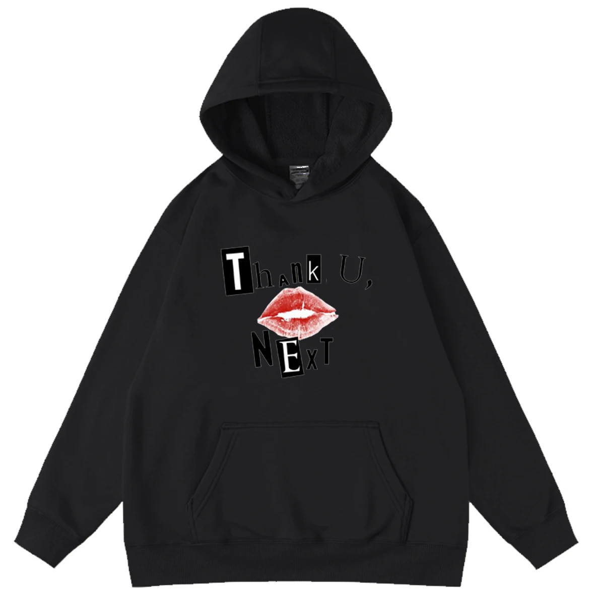 

THANK U,NEXT Printed Hoodies Autumn 2021 Men's Sweatshirts Hip Hop Pullovers Hoodie Long Sleeve Hoodies Tops Streetwear Hoody