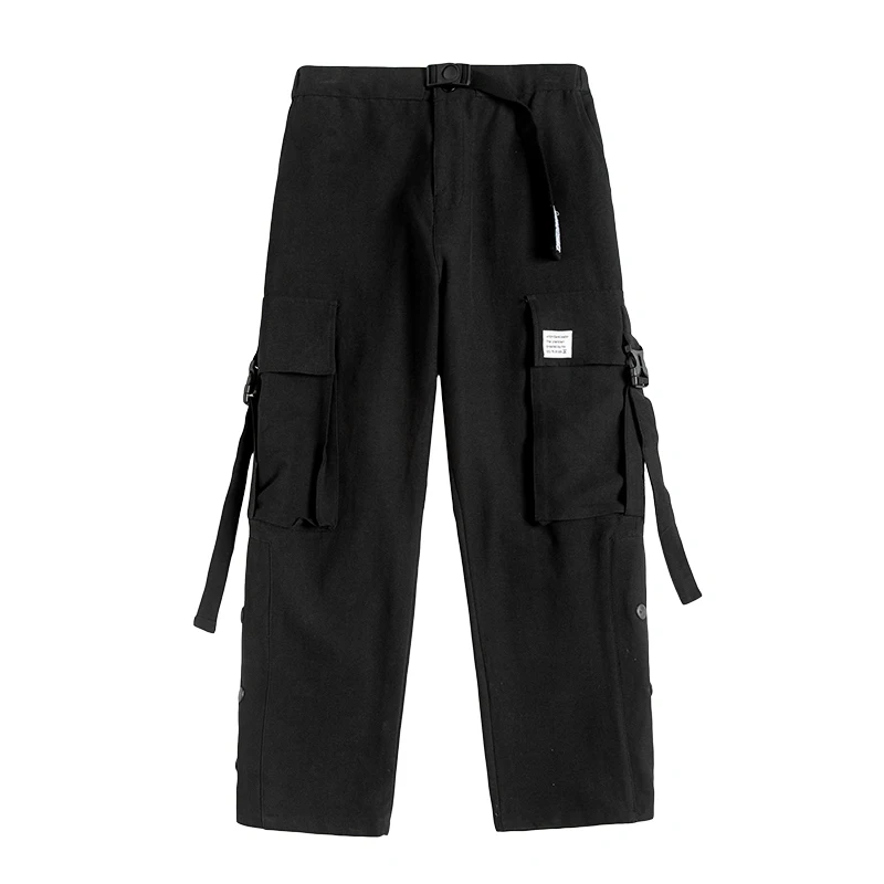Мужские брюки-карго Harajuku Свободные тренировочные штаны в стиле хип-хоп