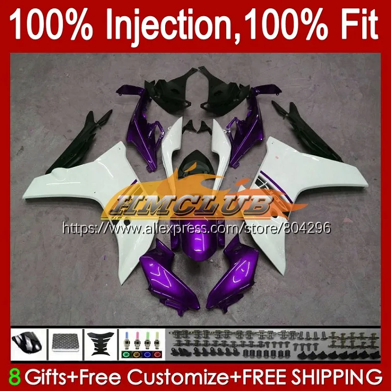 

Injection OEM For HONDA CBR 600 F 600F CBR600 F4i 27No.40 CBR600F 11 12 13 14 CBR600F4i Purple white 2011 2012 2013 2014 Fairing
