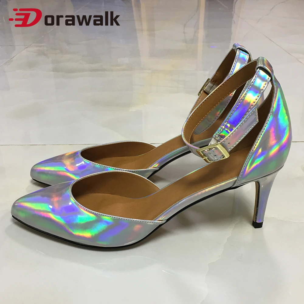 Туфли женские на высоком каблуке 8 см пикантные туфли лодочки неоновые розовые