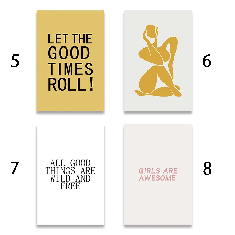 24 Модели Популярных текстильных плакатов в нордическом минималистическом стиле