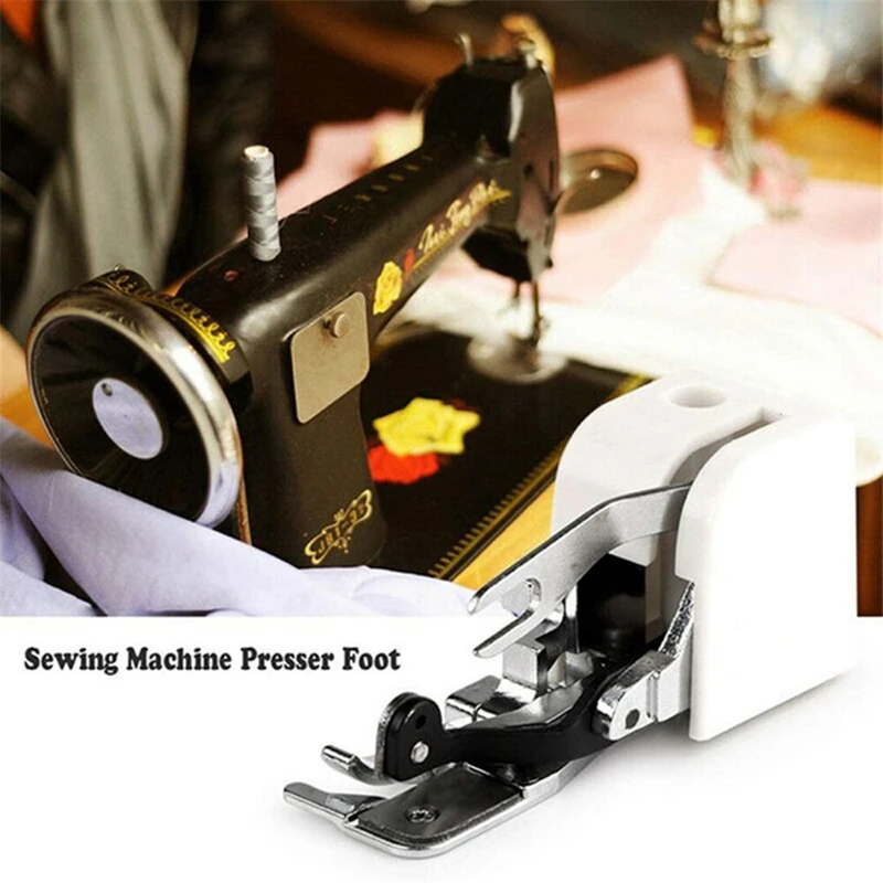 Piezas de máquina de coser doméstica, prensatelas de corte lateral, prensatelas de vástago bajo, accesorios de herramientas manuales para Singer, 1 ud.