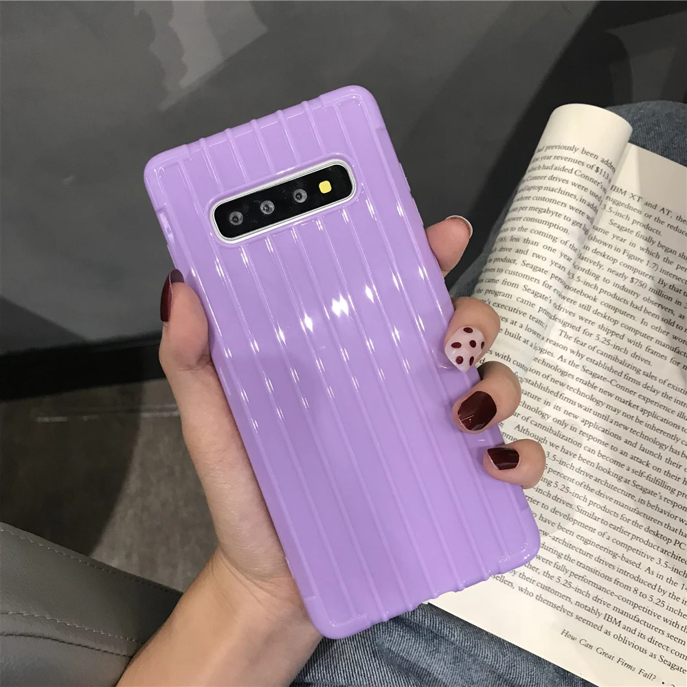 Горячий бронированный противоударный чехол для багажника Samsung Galaxy S10 Plus S10E S9 S8 Note