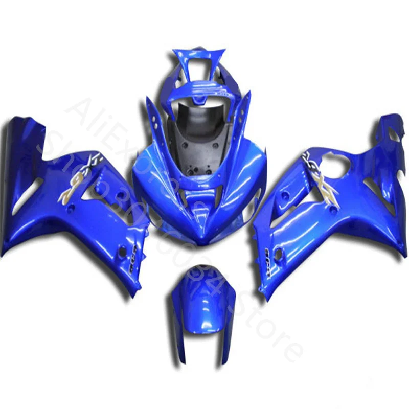 

Custom blue fairing kit FOR KAWASAKI NINJA ZX 6R 636 03 04 ZX-6R 03-04 ZX6R 2003 2004 ZX 6R 03 04 fairings