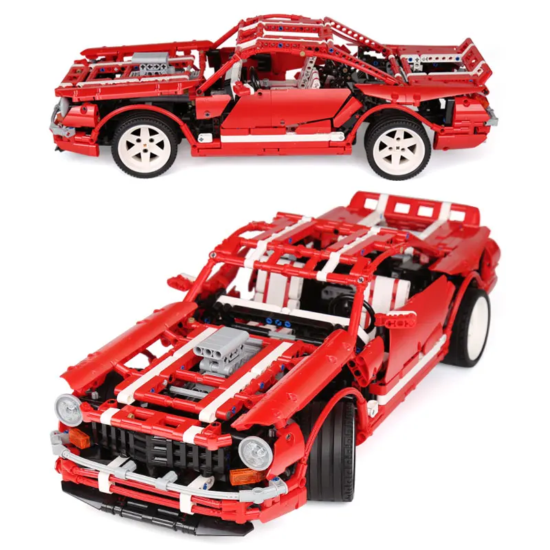 

XB07001 2000PCS Car Toys The Muscle Future Car Set Building Blocks Brick Educational Kids Toys Car Model Christmas Gifts