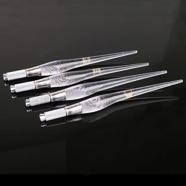 tattoo tool PCD Crystal Eyebrow Pen Microblading Machine Caneta Manual Tattoo Needle Blade Slot For Permanent Makeup Eye | Красота и
