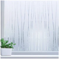 frosted window film privacy static cling non adhesive decorative film glass look protection heat control uv blocking for home