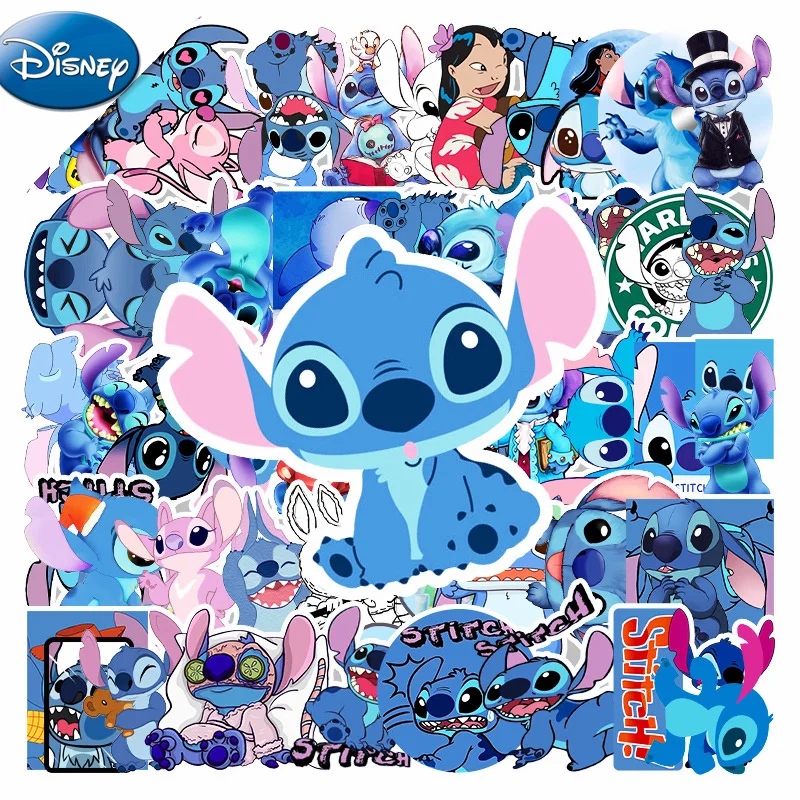 

10/30/50pcs/Pack Cute Cartoon Stitch Stickers Waterproof Skateboard Luggage Guitar Funny Graffiti Sticker Kid Classic Toy