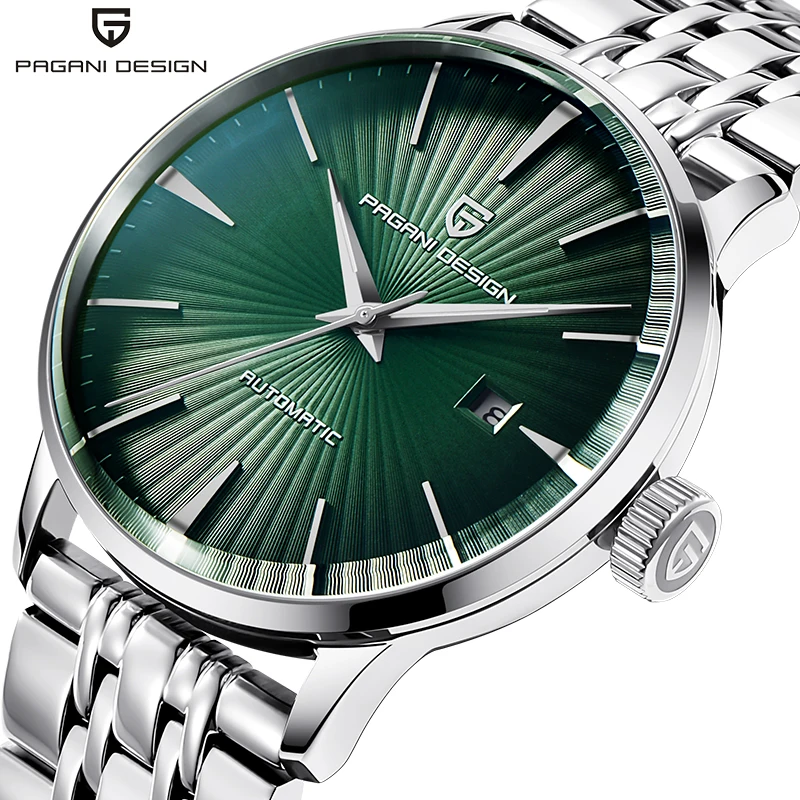 

PAGANI DESIGN Men Mechanical Watch Top Brand Luxury Automatic Watch Sport Stainless Steel Waterproof Watch Men relogio masculino