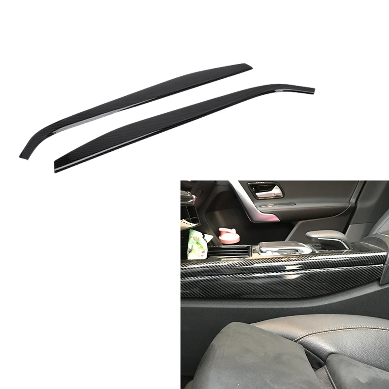 

Carbon Fiber Center Console Side Panel Decorative Cover Trim for Mercedes Benz A CLA Class W177 C118 A180 A200 A220