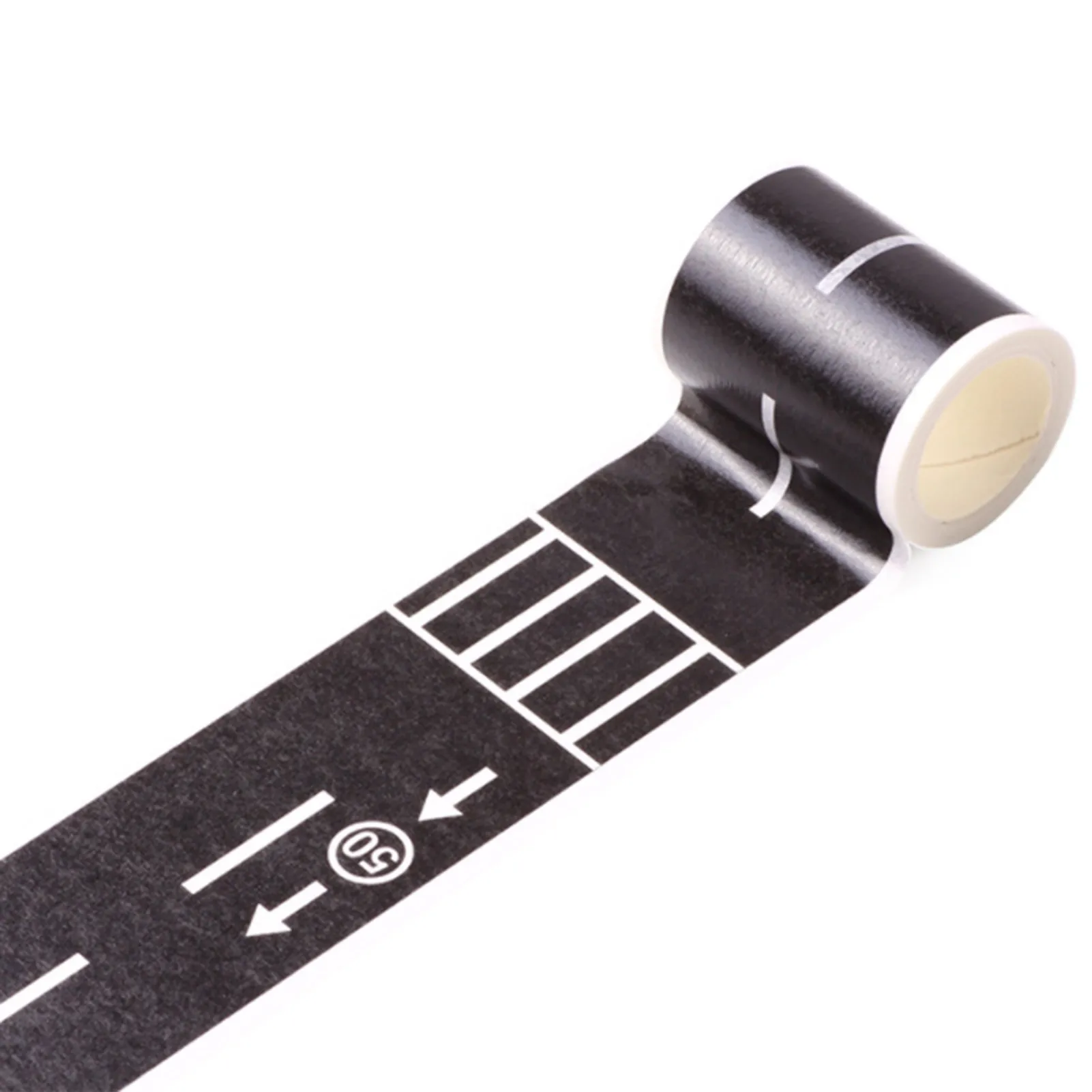 

Creative DIY Road Highway Railway Paper Tape Removable Track Road Kids Traffic Car Toy Floor Sticker House Decoration Toys