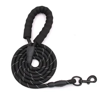 dogs reflective leash durable nylon basic dog harness leashes medium large dogs collar running walking lead rope for dogs cats