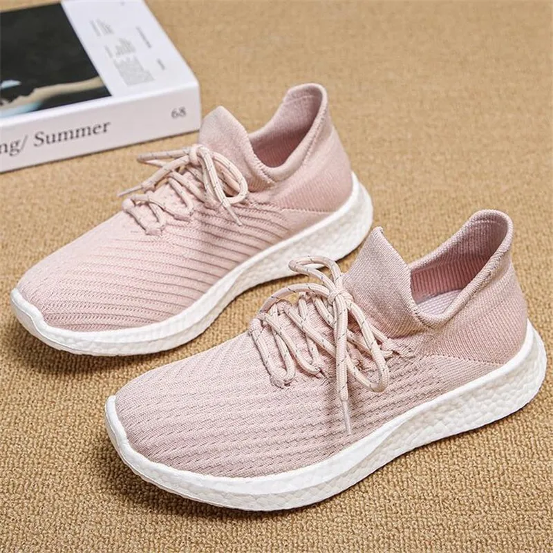 

Large size sports women's shoes mesh breathable casual womens vulcanized shoes fashion running platform sneakers women loafers