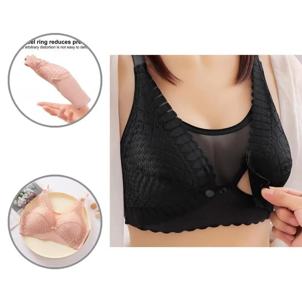 

Full Cup Breathable Adjustable Straps Padded Seamless Pregnant Nursing Underwear Nursing Bra for Daily Wear