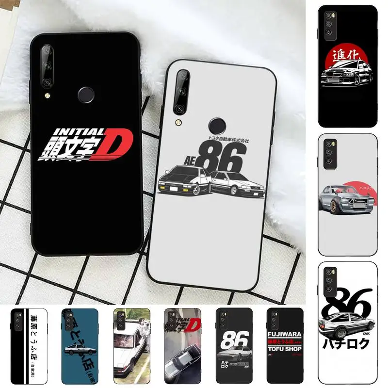 

FHNBLJ INITIAL D Phone Case for Huawei Honor 10 i 8X C 5A 20 9 10 30 lite pro Voew 10 20 V30