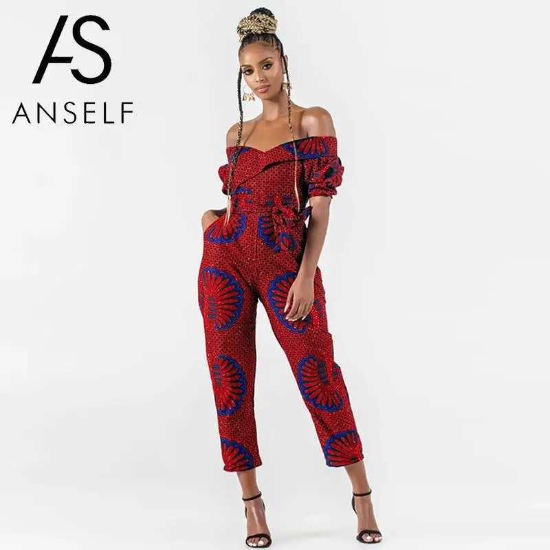 Женский комбинезон с открытыми плечами длинные брюки на молнии короткими