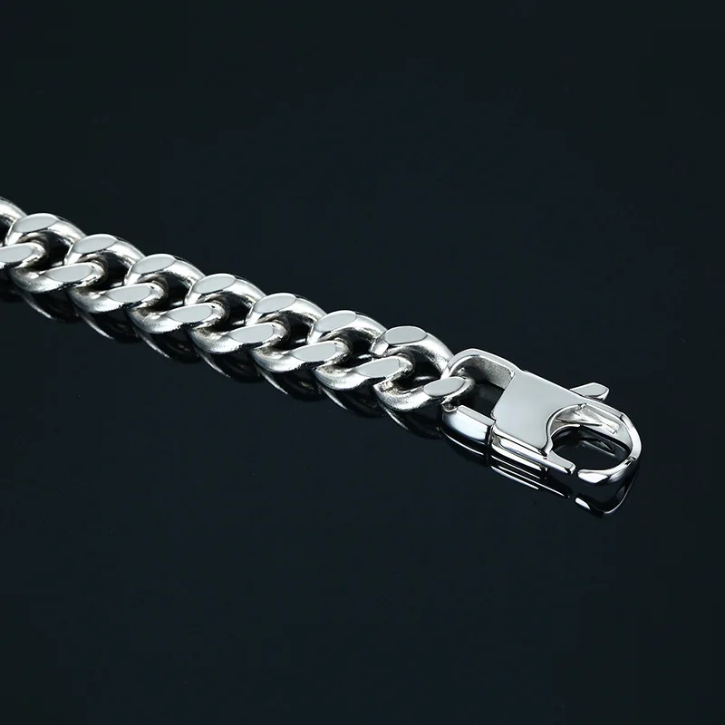 Мужской/женский браслет из нержавеющей стали с кристаллами | Украшения и