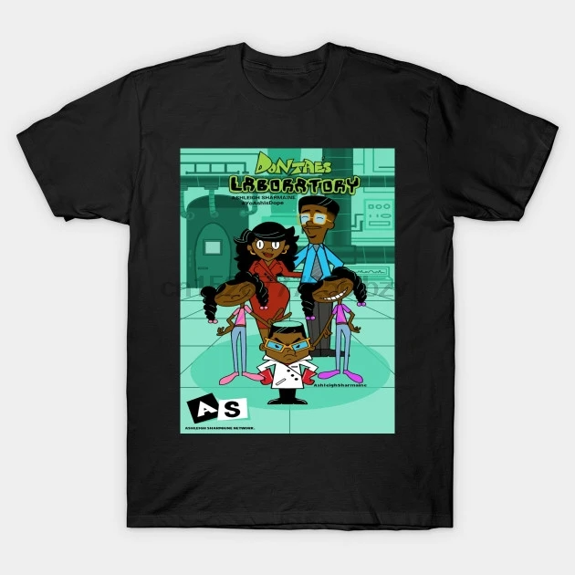 Мужская футболка лаборатория Dexters с принтом футболки Топ | одежда