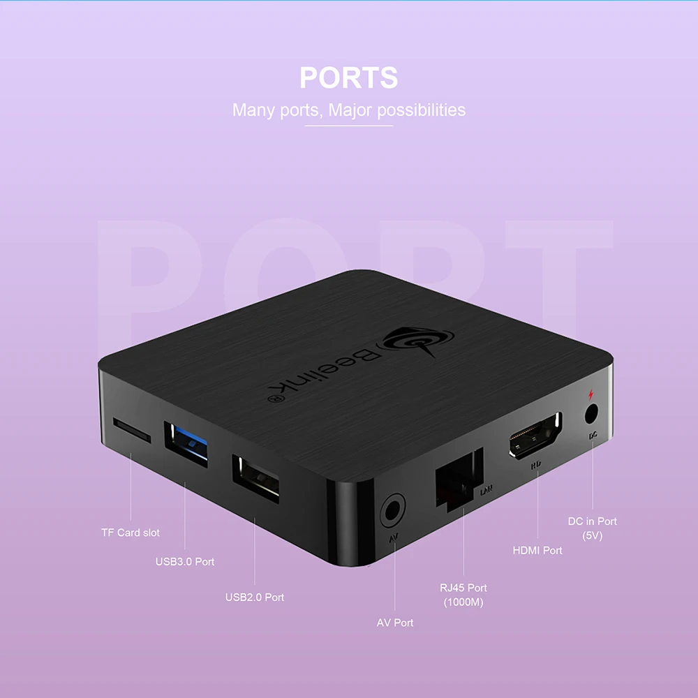 ТВ-приставка Beelink GT1 Mini-2 Android 9 0 Amlogic S905X3 4K HD 4GB 64GB 2 4G 5 8G WiFi 1000Mbps BT 4 tv Box с голосовым