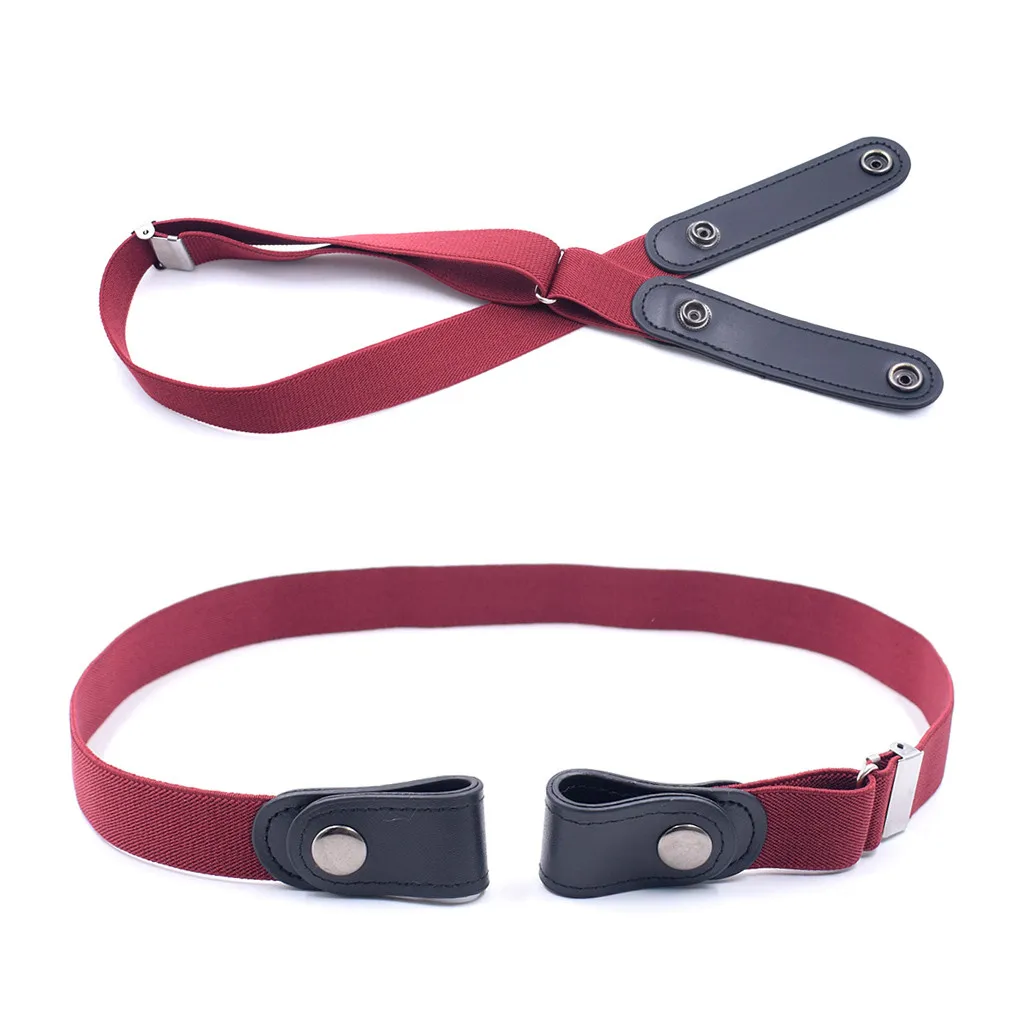 Подарок на Рождество невидимый эластичный ремень без застежки для мужчин и